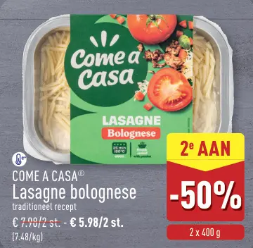 Promotie: Lasagne bolognese