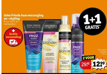 Aanbieding: John Frieda haarverzorging en -styling