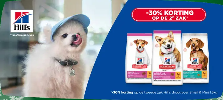 Promotie: Hill's droogvoer Small & Mini