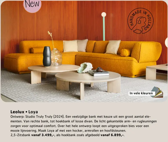 Promotie: Leolux Loya