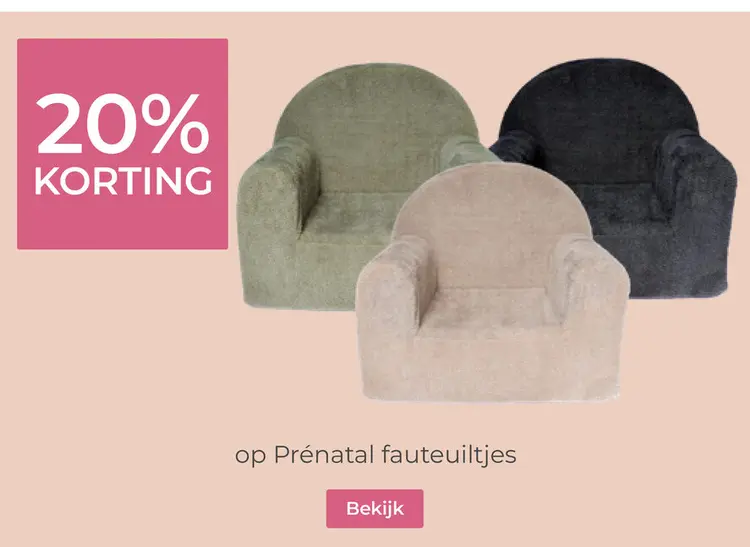 Aanbieding: Prénatal fauteuiltjes