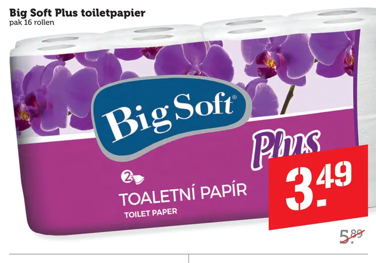 Aanbieding: Big Soft Plus toiletpapier