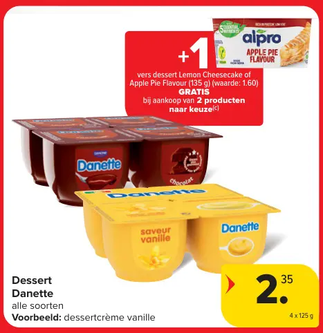 Aanbieding: Dessert Danette