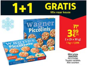 Aanbieding: Mini pizza PICCOLINI
