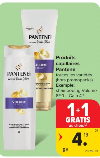 Offre: Produits capillaires