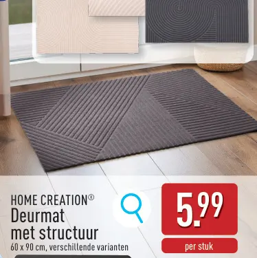 Promotie: Deurmat met structuur