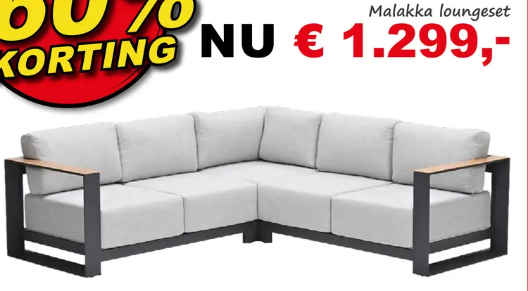 Aanbieding: Malakka loungeset