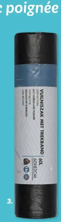 Offre: Vuilniszak met trekband