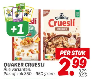 Aanbieding: Quaker cruesli