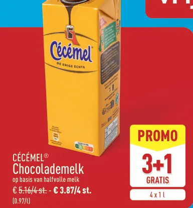 Promotie: Chocolademelk