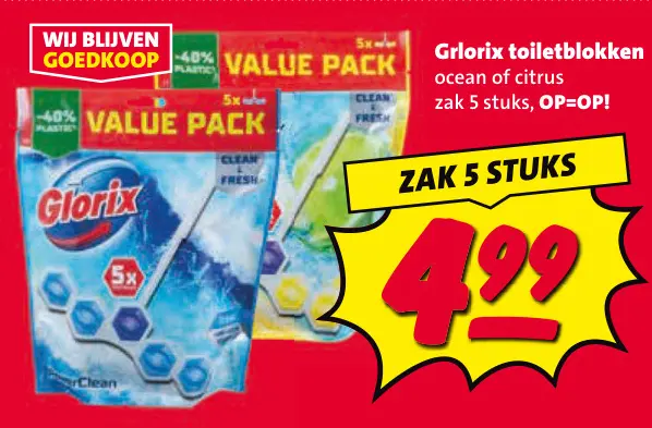 Aanbieding: toiletblokken