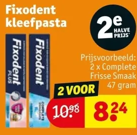 Promotie: kleefpasta