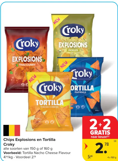 Promotie: Chips Explosions en Tortilla