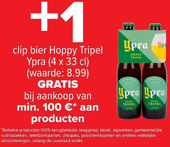 Aanbieding: Clip bier Hoppy Tripel