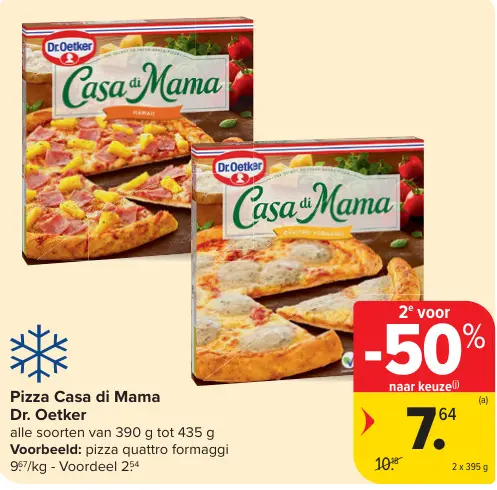 Promotie: Pizza Casa di Mama