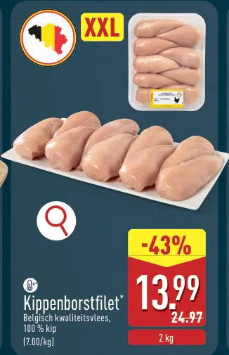 Promotie: Kippenborstfilet