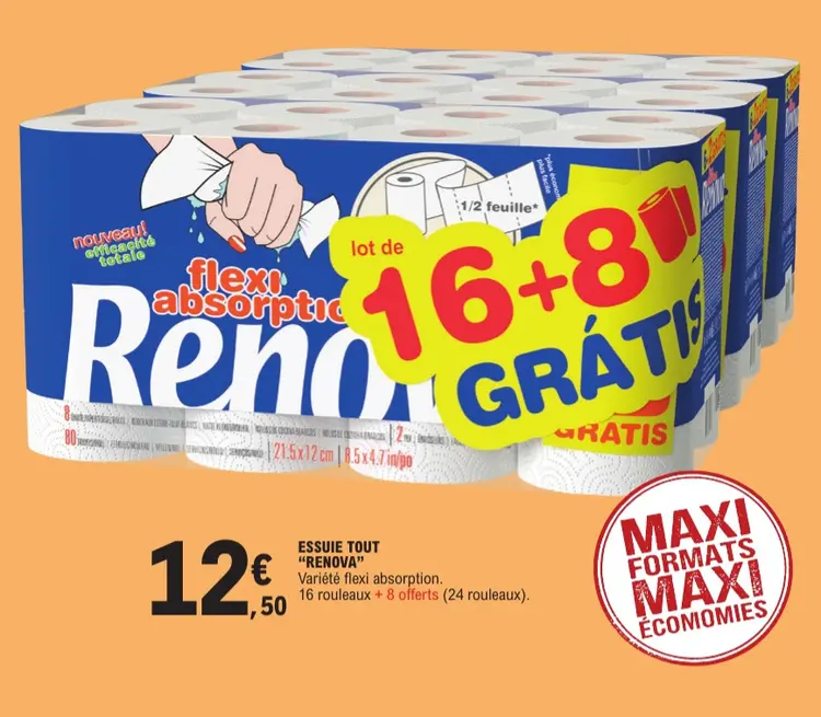 Offre: Essuie tout "Renova"