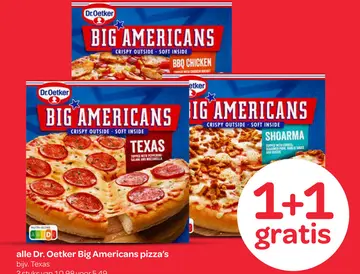 Aanbieding: Dr. Oetker Big Americans pizza's