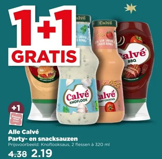 Aanbieding: Alle Calvé Party- en snacksauzen