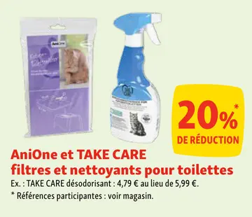 Offre: Filtres et nettoyants pour toilettes