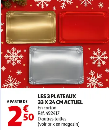 Offre: Les 3 plateaux