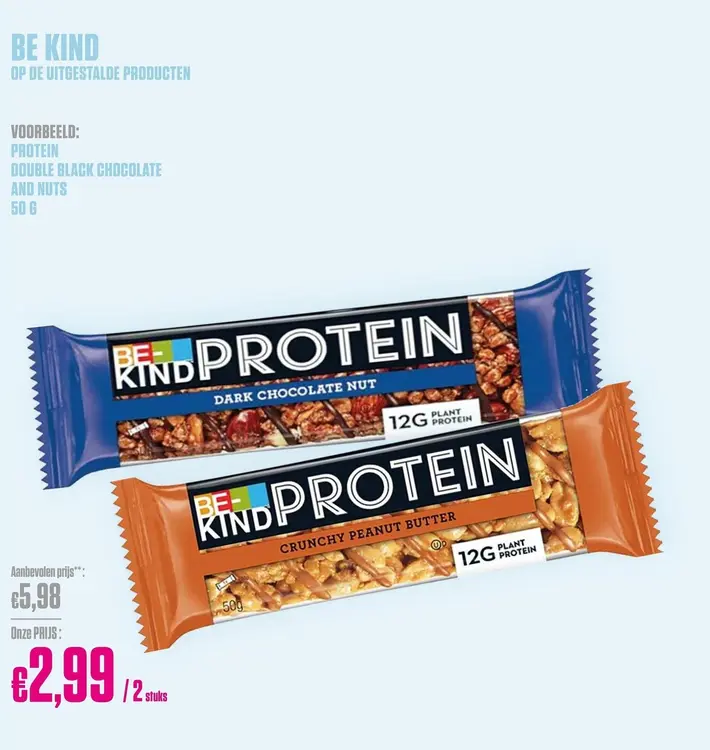 Promotie: Protein double black chocolate and nuts