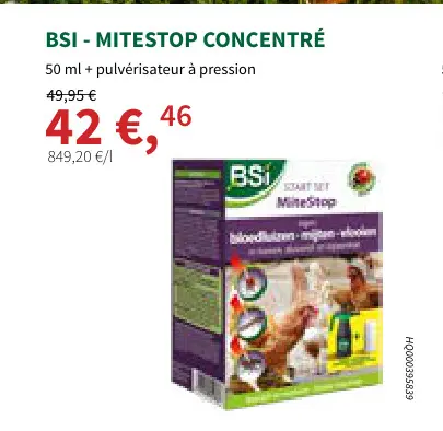 Offre: BSI - Mitestop concentré