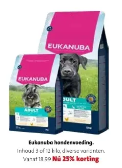 Aanbieding: hondenvoeding