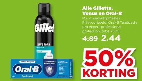 Alle Gillette, Venus en Oral-B