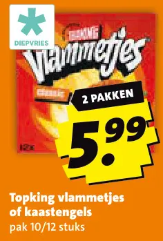 Aanbieding: Vlammetjes of kaastengels