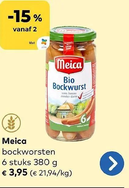 Aanbieding: bockworsten