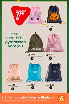Aanbieding: gymtassen