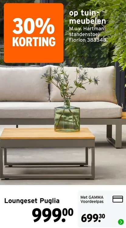Aanbieding: Tuinmeubelen