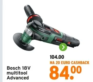 Aanbieding: Bosch 18V multitool Advanced