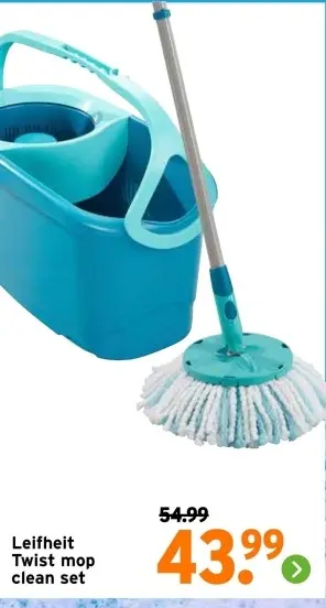 Aanbieding: Twist mop clean set