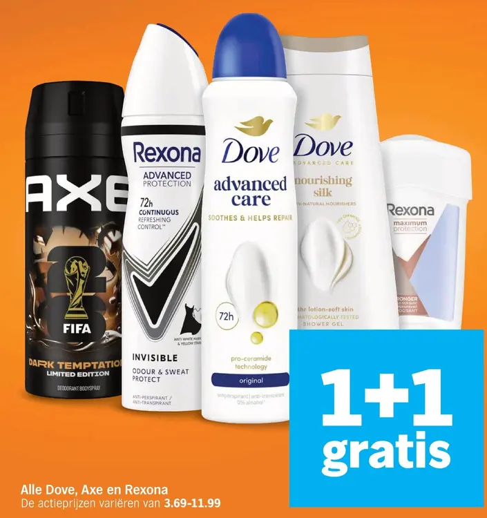 Aanbieding: Deodorant en douchegel