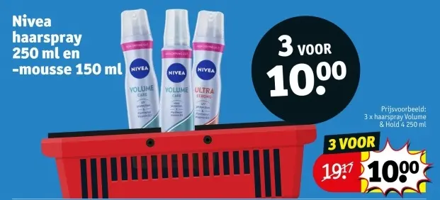 Promotie: Haarspray 250 mll en -mousse 150 ml