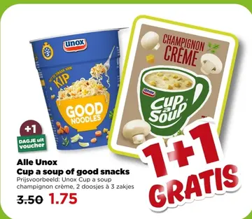 Aanbieding: Alle Unox Cup a soup of good snacks