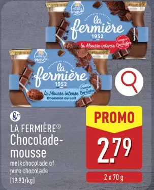 Promotie: Chocolade-mousse