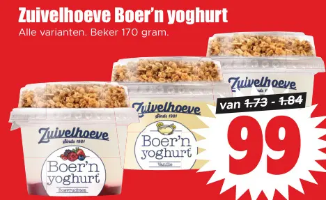 Aanbieding: Boer'n yoghurt