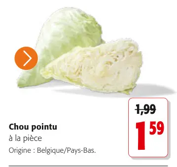 Offre: Chou pointu