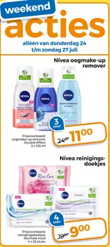 Aanbieding: Nivea oogmake-up remover of doekjes