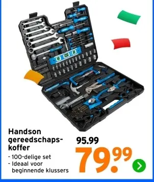 Aanbieding: Handson gereedschapskoffer