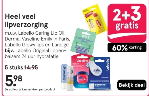 Aanbieding: Lipverzorging