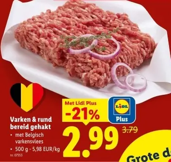 Promotie: Varken & rund bereid gehakt