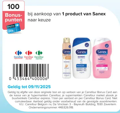 Aanbieding: Sanex product