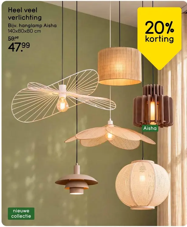 Promotie: Hanglamp Aisha