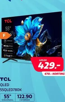 Aanbieding: TCL 55QLED780K