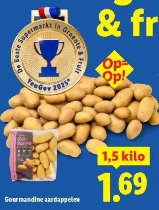 Aanbieding: Gourmandine aardappelen