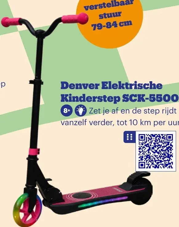 Aanbieding: Elektrische Kinderstep SCK-5500